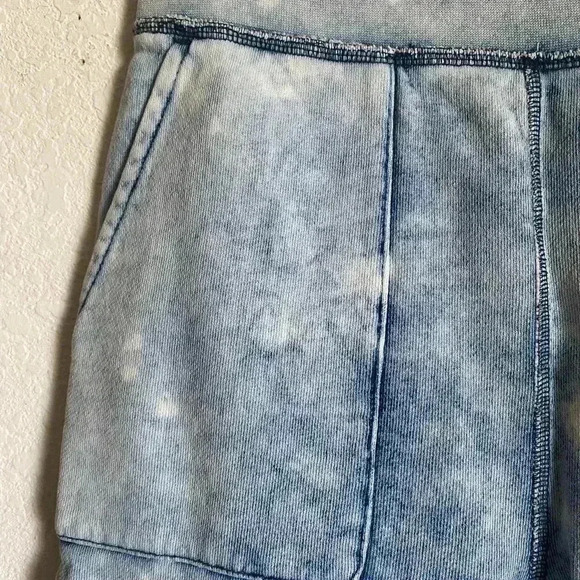 Rag & Bone Acid Wash Retro Sweatpants Pull On Cropped Exposed Seam Y2K Size XS - Picture 4 of 10
